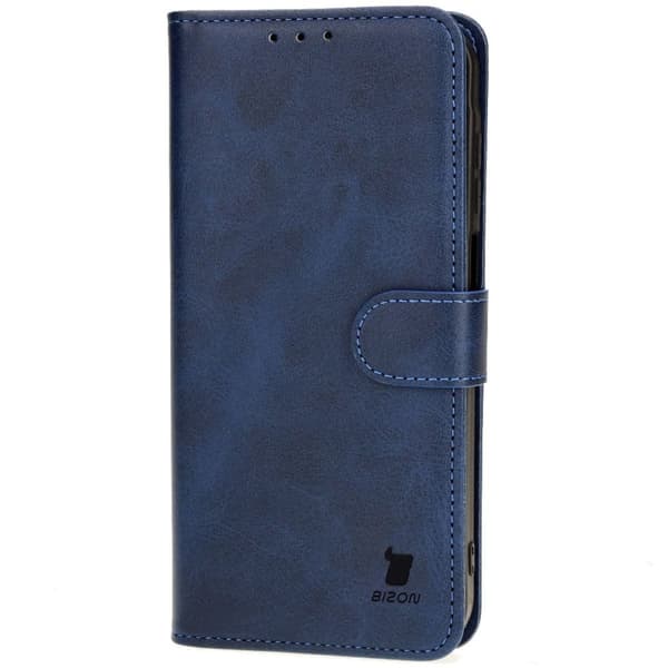 Bizon-etui med lomme til Galaxy A15 5G/4G, marineblå
