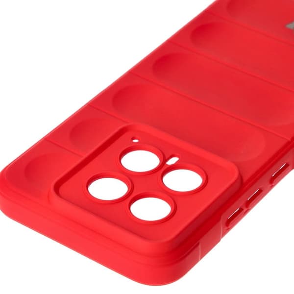 Bizon Case Tur pansret cover til Xiaomi 14, rød