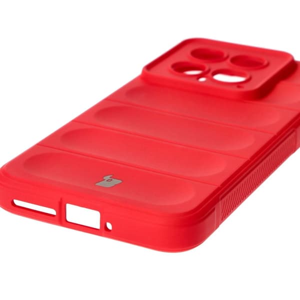 Bizon Case Tur pansret cover til Xiaomi 14, rød
