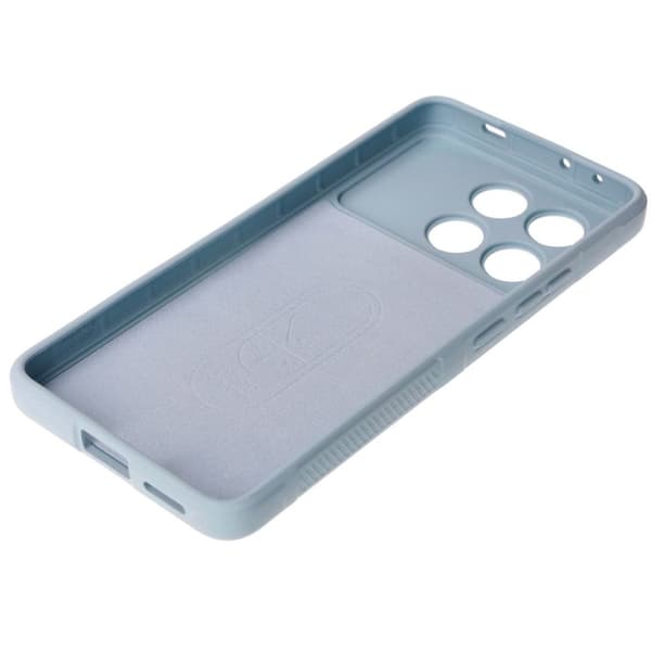Bizon Case Tur armerat skal för Xiaomi Poco X6 Pro, ljusblå