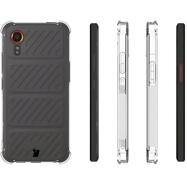 Bizon Case Salpa joustava suojakuori Galaxy Xcover 7:lle, läpinäkyvä