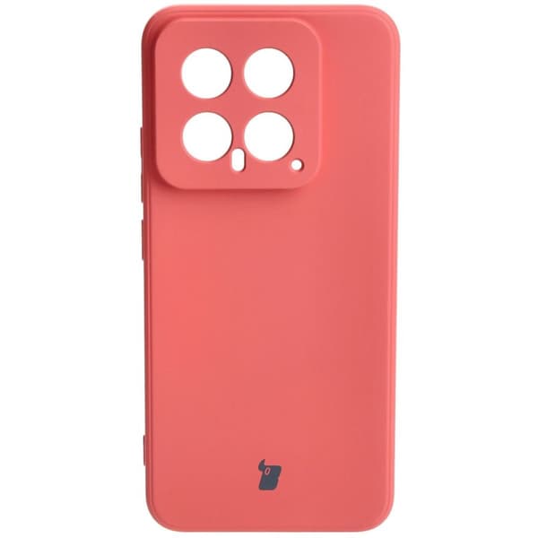 Bizon Silikonskal Sq för Xiaomi 14, smutsig rosa