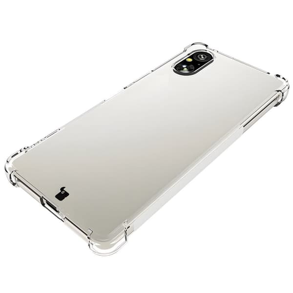 Bizon Case Salpa Flexibelt Skal för Sony Xperia 5 V, Transparent