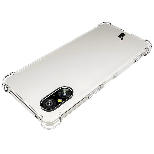 Bizon Case Salpa Flexibelt Skal för Sony Xperia 5 V, Transparent