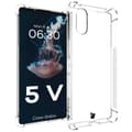 Miniatyrbild 1 av 6: Bizon Case Salpa Flexibelt Skal för Sony Xperia 5 V, Transparent