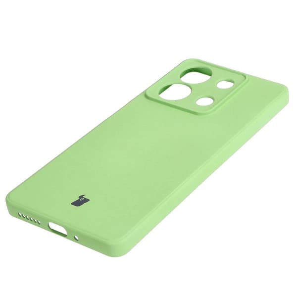 Bizon Silikone Etui Sq til Xiaomi Redmi Note 13 5G, lysegrøn