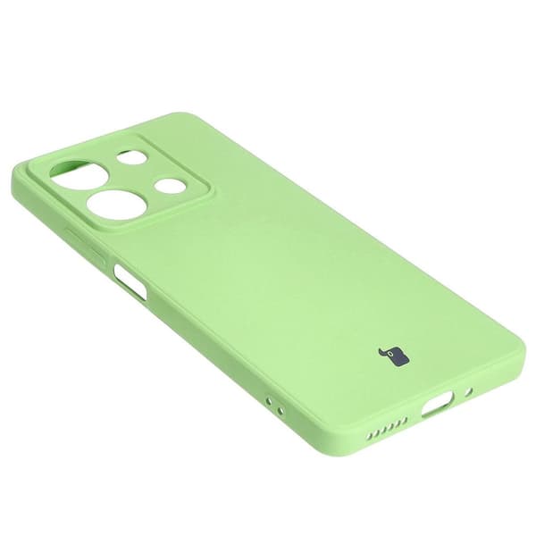 Bizon Silikone Etui Sq til Xiaomi Redmi Note 13 5G, lysegrøn