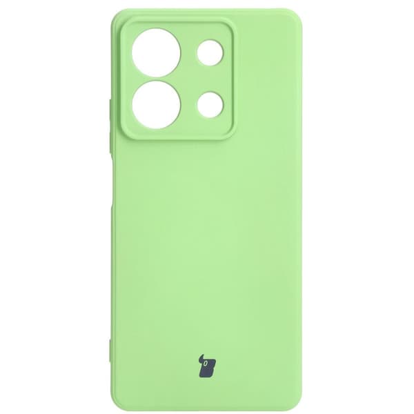 Bizon Silikone Etui Sq til Xiaomi Redmi Note 13 5G, lysegrøn
