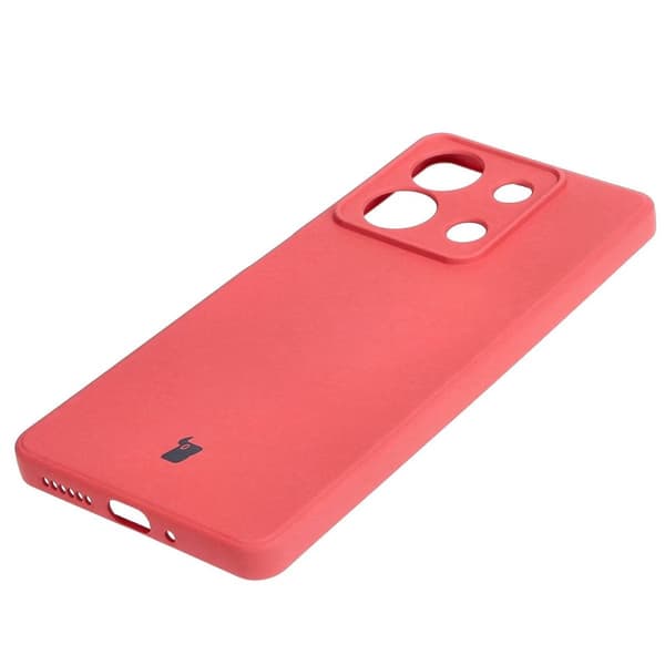 Bizon Silikone Etui Sq til Xiaomi Redmi Note 13 5G, beskidt pink