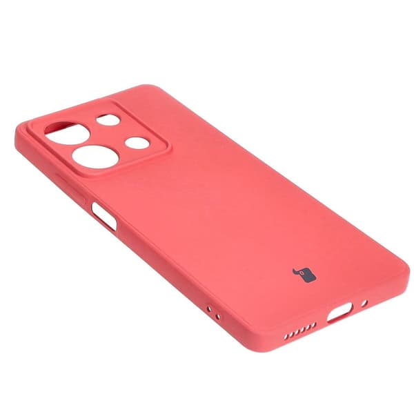Bizon Silikone Etui Sq til Xiaomi Redmi Note 13 5G, beskidt pink