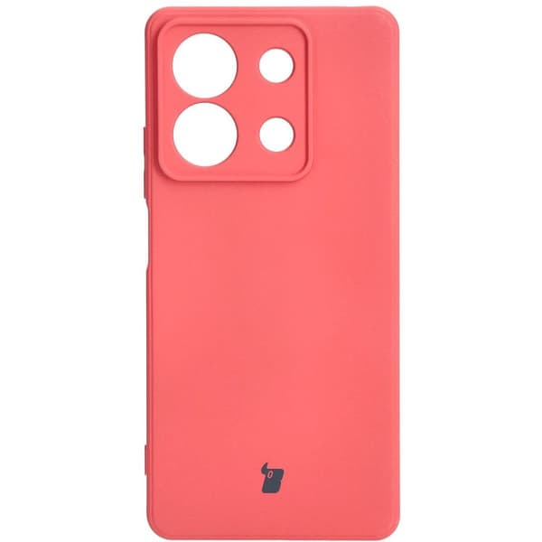 Bizon Silikone Etui Sq til Xiaomi Redmi Note 13 5G, beskidt pink