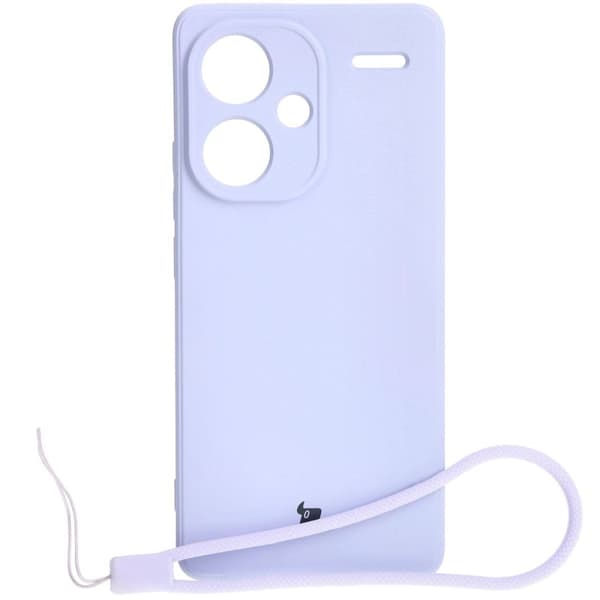Bizon Silikonskal Sq för Xiaomi Redmi Note 13 Pro+ 5G, ljuslila