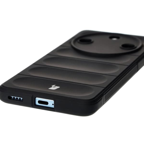 Bizon Case Tur -suojakuori Honor Magic6 Litelle, musta