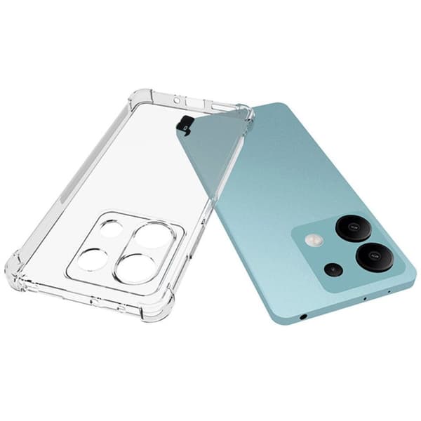 Bizon Case Salpa fleksibelt cover til Xiaomi Redmi Note 13 5G, gennemsigtig