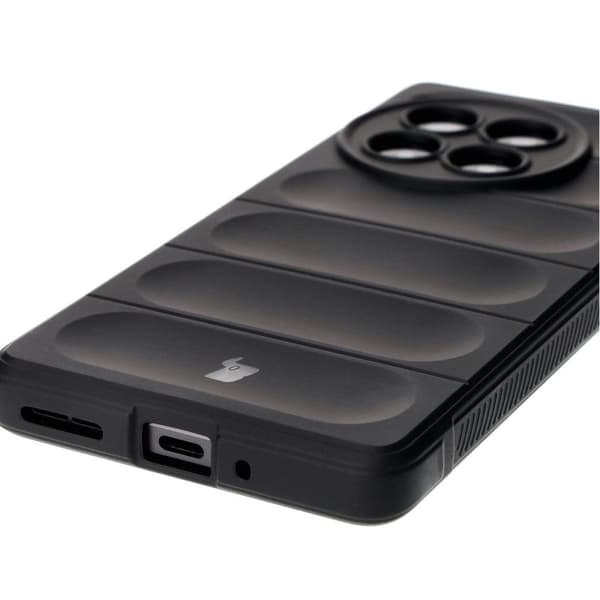 Bizon suojakuori Tur OnePlus 12R:lle, musta