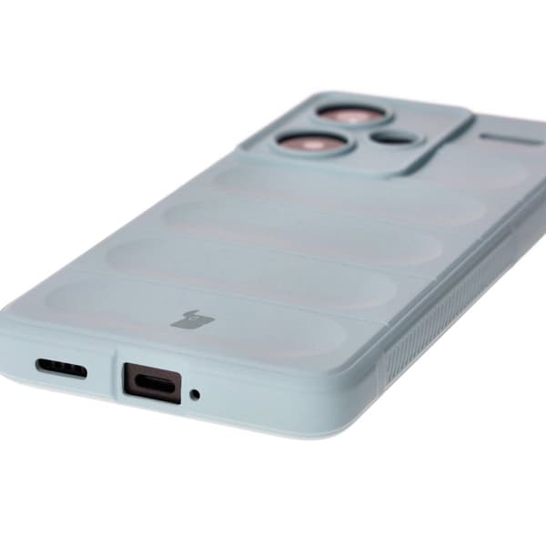 Bizon Case Tur panssaroitu suojakuori Xiaomi Redmi Note 13 Pro+ 5G:lle, vaaleansininen