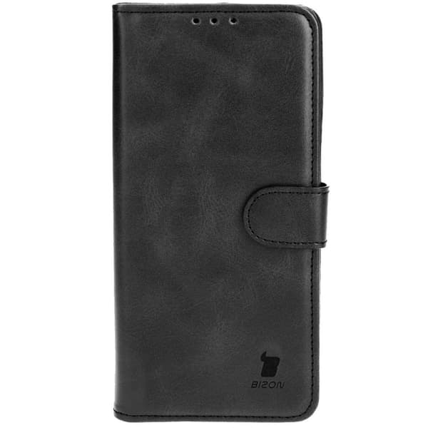 Bizon Case Pocket Flipfodral till OnePlus 12R, Svart