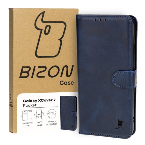 Bizon-kotelotasku Galaxy Xcover7:lle, tummansininen