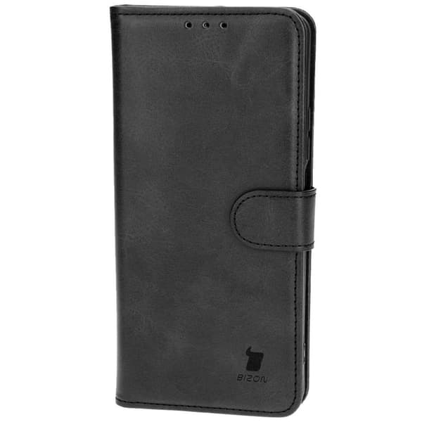 Bizon Case Pocket Flip Cover til Xiaomi Redmi Note 13 5G, Sort