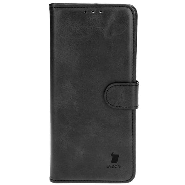 Bizon Case Pocket Flip Cover til Xiaomi Redmi Note 13 5G, Sort