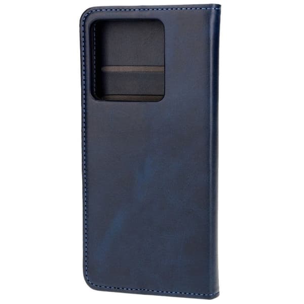 Bizon Case Pocket Flip-skal till Xiaomi Redmi Note 13 5G, Marinblå