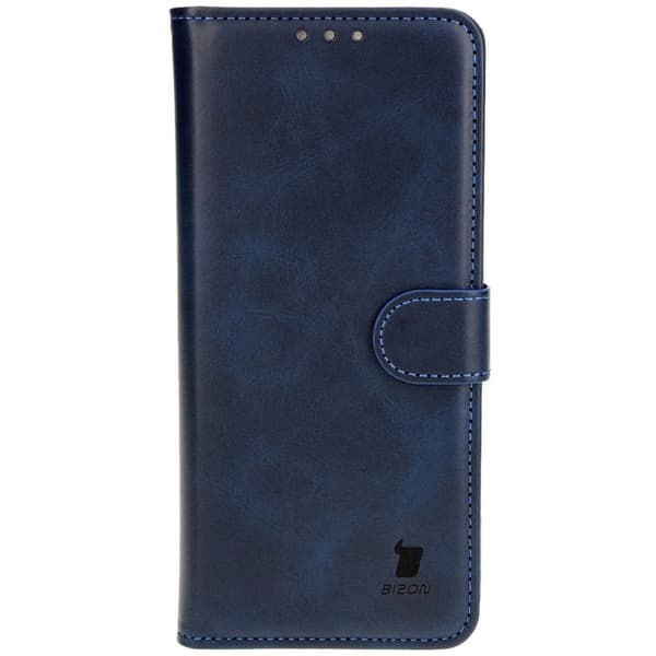 Bizon Case Pocket Flip-skal till Xiaomi Redmi Note 13 5G, Marinblå