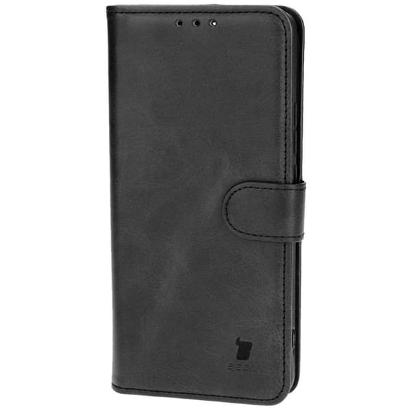 Bizon Case Pocket Flip Cover til Xiaomi Poco M6 Pro 4G / Xiaomi Redmi Note 13 Pro 4G, Sort