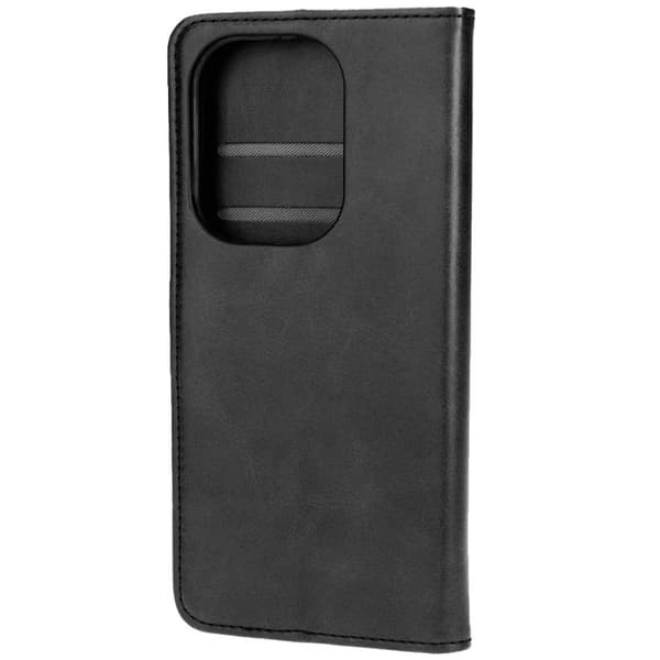 Bizon Case Pocket Flip Cover til Xiaomi Poco M6 Pro 4G / Xiaomi Redmi Note 13 Pro 4G, Sort
