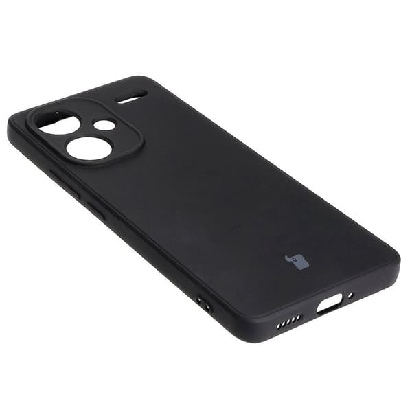 Bizon Silikone Etui Sq til Xiaomi Redmi Note 13 Pro+ 5G, sort