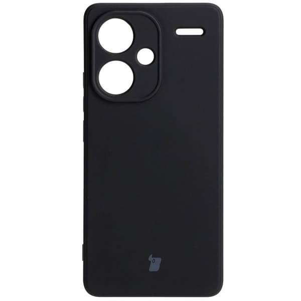 Bizon Silikone Etui Sq til Xiaomi Redmi Note 13 Pro+ 5G, sort