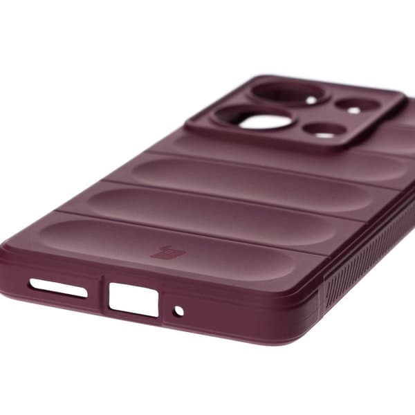 Bizon Suojakuori Xiaomi Poco M6 Pro 4G / Xiaomi Redmi Note 13 Pro 4G:lle, tummanvioletti