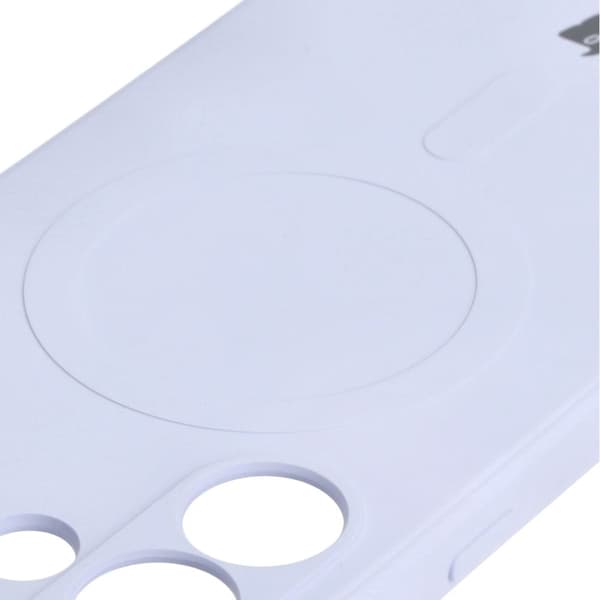 Bizon Case Silikone Magnetisk Sq cover til Galaxy S24 Ultra, lyselilla
