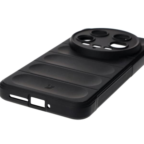 Bizon Case Tur -suojakuori Xiaomi 14 Ultralle, musta
