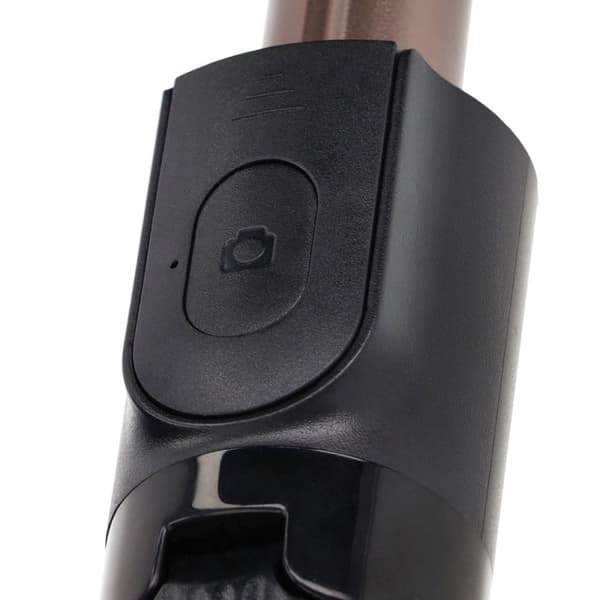Selfiekeppi/kolmijalka lampulla ja kaukosäätimellä Bizon Accessories Selfie Lamp, musta