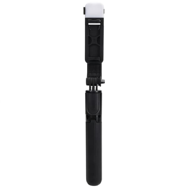 Selfiekeppi/kolmijalka lampulla ja kaukosäätimellä Bizon Accessories Selfie Lamp, musta