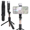 Pikkukuva 1 / 11: Selfiekeppi/kolmijalka lampulla ja kaukosäätimellä Bizon Accessories Selfie Lamp, musta