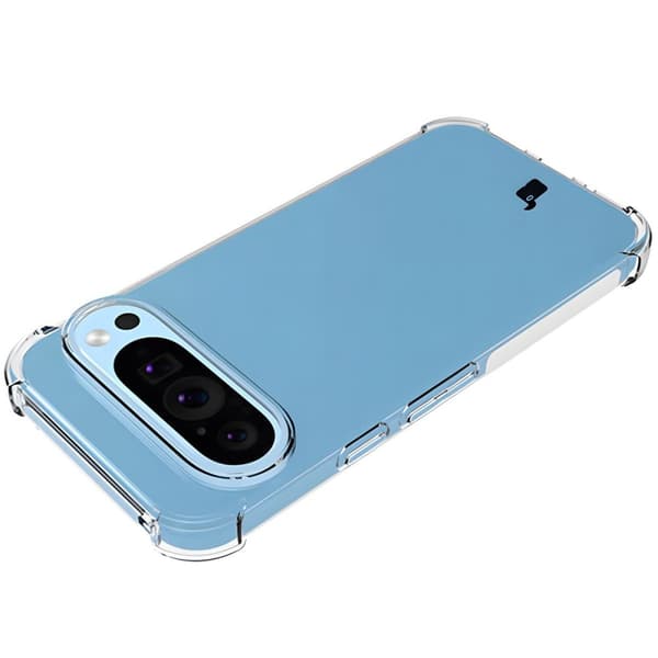 Bizon Case Salpa Flexibelt Skal för Google Pixel 9 / 9 Pro, Transparent