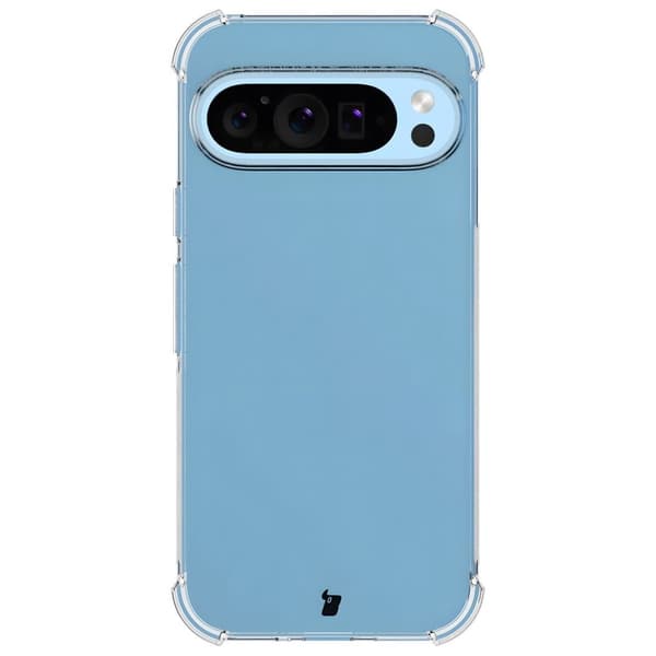 Bizon Case Salpa Flexibelt Skal för Google Pixel 9 / 9 Pro, Transparent