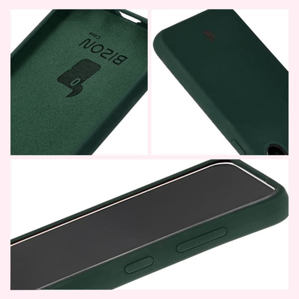 Bizon blødt cover til Galaxy S23, mørkegrøn