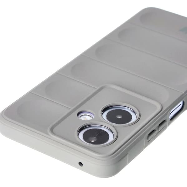 Bizon suojakuori Oppo A79 5G:lle, vaaleanharmaa