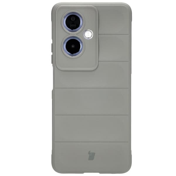 Bizon suojakuori Oppo A79 5G:lle, vaaleanharmaa