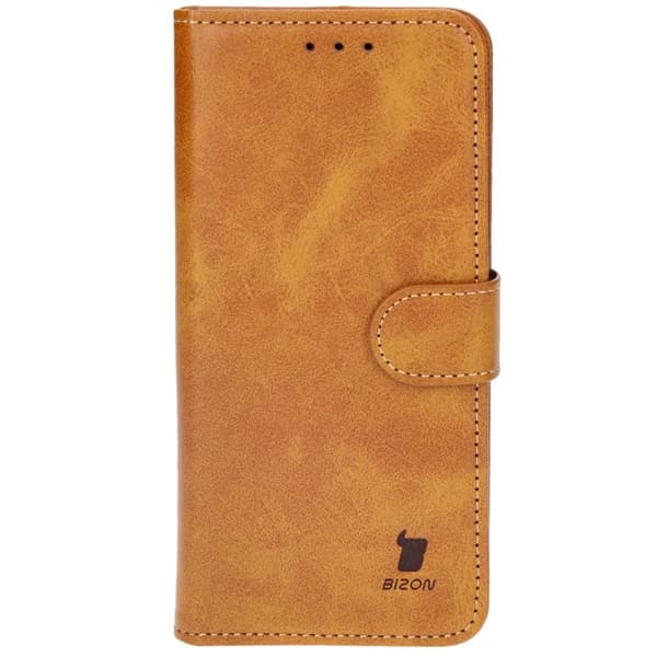 Bizon Case Pocket Flipfodral för Google Pixel 9 / 9 Pro, Brun