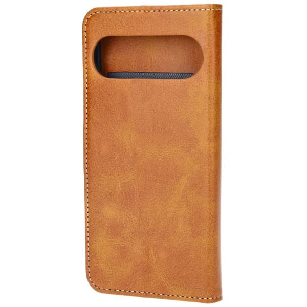 Bizon Case Pocket Flipfodral för Google Pixel 9 / 9 Pro, Brun