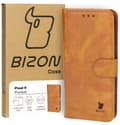 Miniatyrbild 2 av 7: Bizon Case Pocket Flipfodral för Google Pixel 9 / 9 Pro, Brun