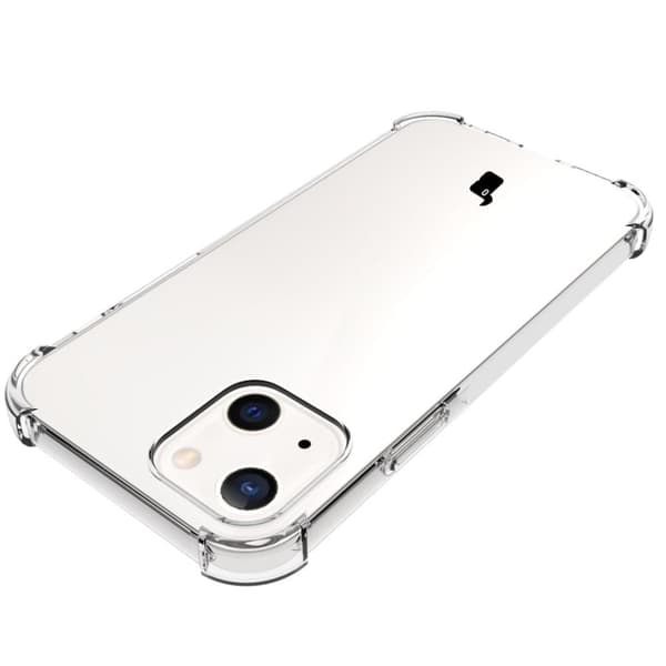 Skal + 2x glas + lins Bizon Case Clear Pack för iPhone 13, transparent