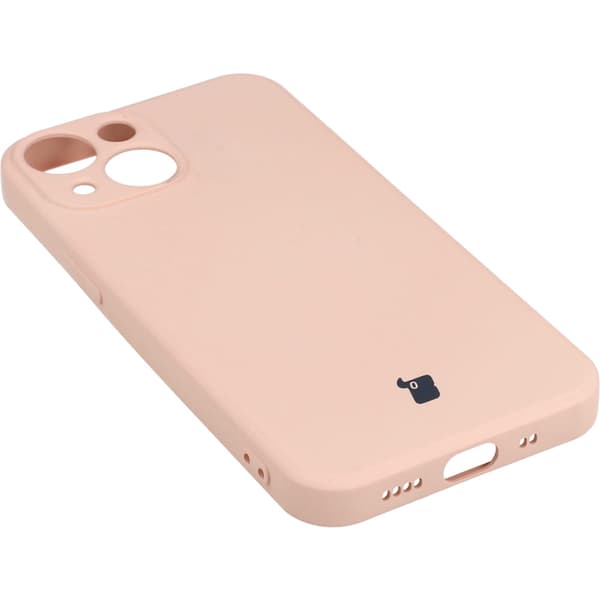 Bizon Silikone Etui til iPhone 13 Mini, Lyserød