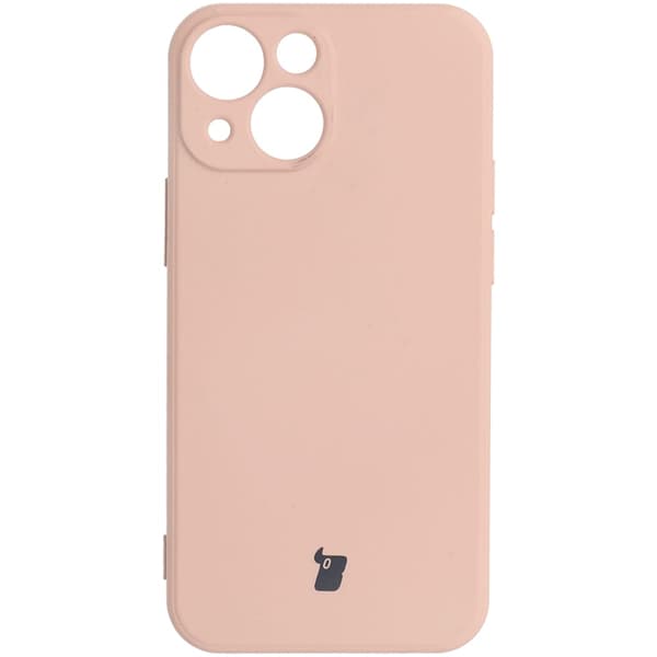 Bizon Silikone Etui til iPhone 13 Mini, Lyserød