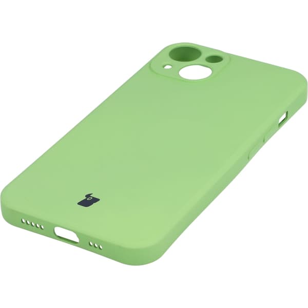 Bizon silikonecover til iPhone 13, grøn