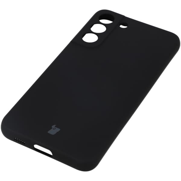 Bizon Silikone Etui til Galaxy S22 Plus, Sort