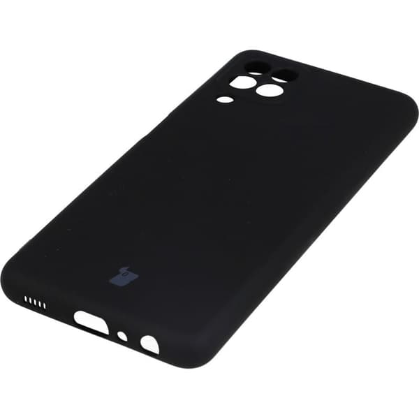 Bizon silikonikuori Galaxy A22 4G / M22:lle, musta